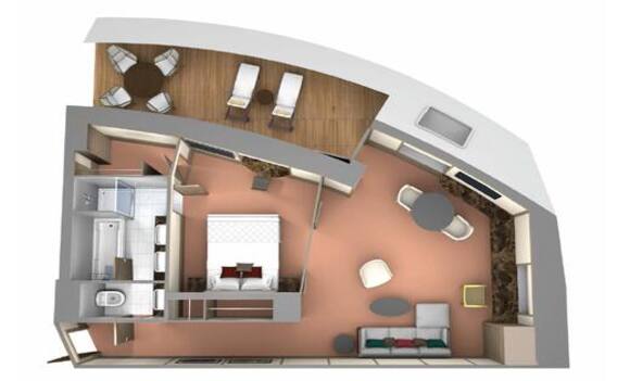 Owners Suite - Seabourn Pursuit